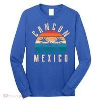 Cancun Mexico Gift Retro Beach Souvenir Cancun Gift Cancun Meaningful Gift Long Sleeve Shirt thumb 0