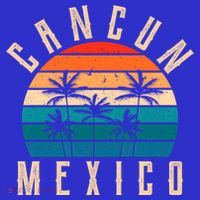 Cancun Mexico Gift Retro Beach Souvenir Cancun Gift Cancun Meaningful Gift Long Sleeve Shirt thumb 2