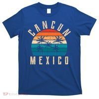 Cancun Mexico Gift Retro Beach Souvenir Cancun Gift Cancun Meaningful Gift T-Shirt thumb 0