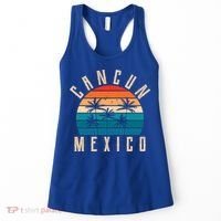 Cancun Mexico Gift Retro Beach Souvenir Cancun Gift Cancun Meaningful Gift Women's Tank Top thumb 0