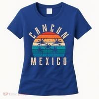 Cancun Mexico Gift Retro Beach Souvenir Cancun Gift Cancun Meaningful Gift Women's T-Shirt thumb 0