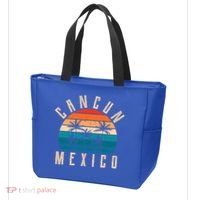 Cancun Mexico Gift Retro Beach Souvenir Cancun Gift Cancun Meaningful Gift Tote Bag thumb 3