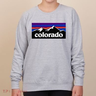 Colorado Mountains Graphic Design Women's Sweatshirt