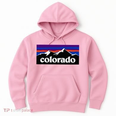 Colorado Mountains Graphic Design Hoodie