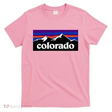 Colorado Mountains Graphic Design T-Shirt