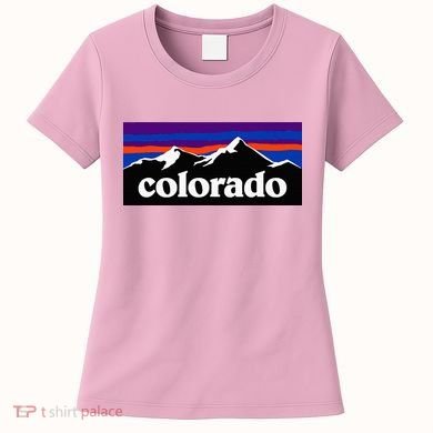 Colorado Mountains Graphic Design Women's T-Shirt