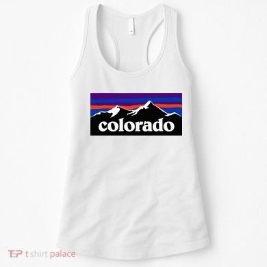 Colorado Mountains Graphic Design Women's Tank Top