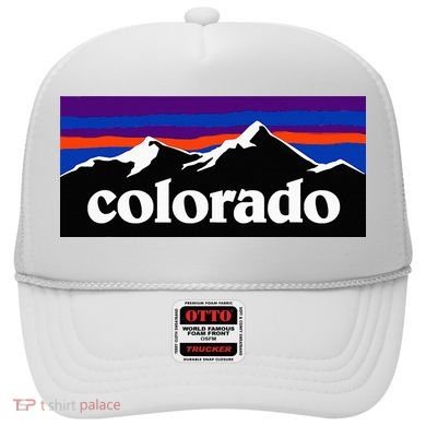 Colorado Mountains Graphic Design Hat