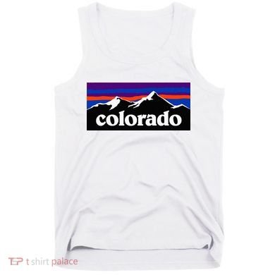 Colorado Mountains Graphic Design Tank Top