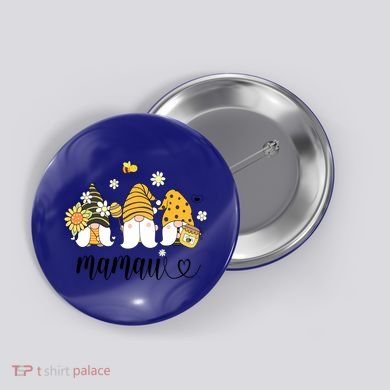 Cute Mamaw Gnomes With Bees And Sunflower Country Style Great Gift Button