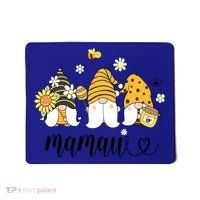 Cute Mamaw Gnomes With Bees And Sunflower Country Style Great Gift Mousepad thumb 0