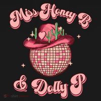 Cowboy Miss Honey B And Dolly P Queen B Coaster thumb 2