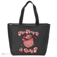 Cowboy Miss Honey B And Dolly P Queen B Tote Bag thumb 0