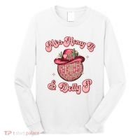 Cowboy Miss Honey B And Dolly P Queen B Long Sleeve Shirt thumb 0