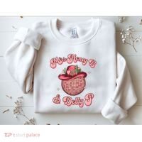 Cowboy Miss Honey B And Dolly P Queen B Sweatshirt thumb 2