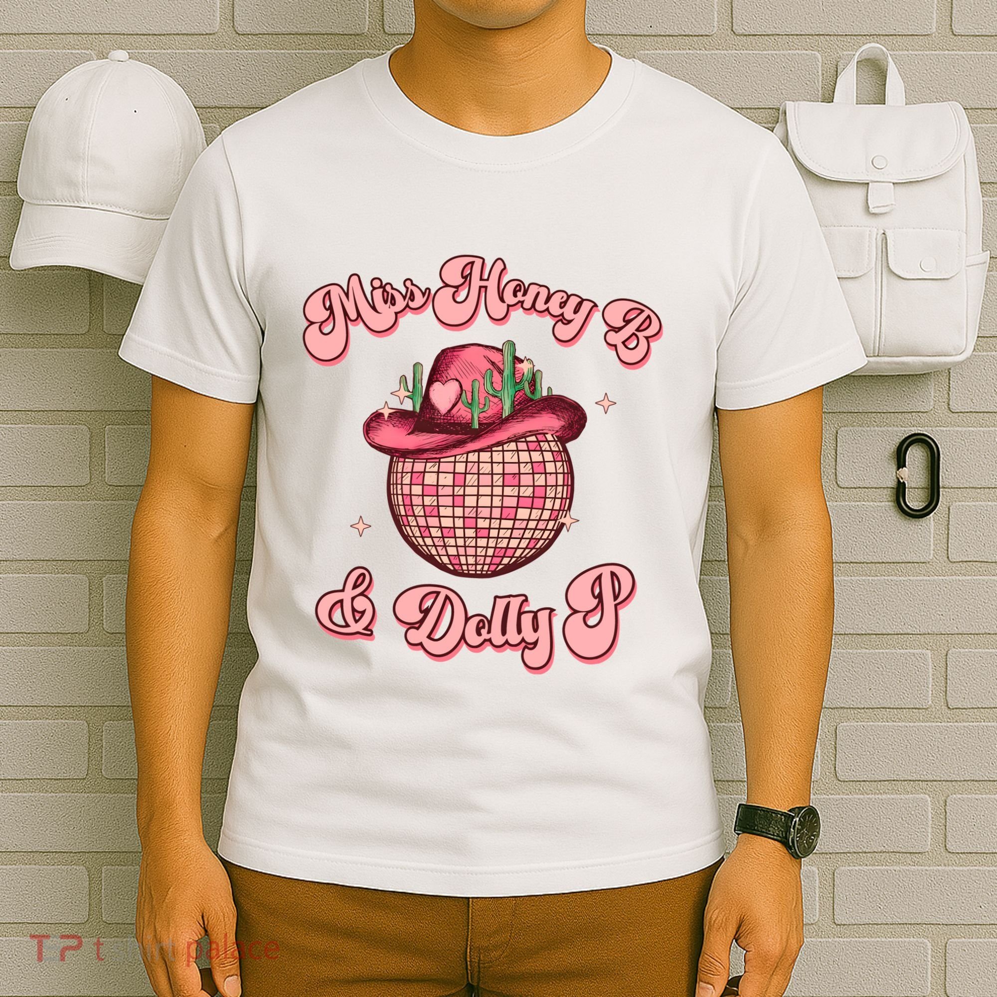 Cowboy Miss Honey B And Dolly P Queen B T-Shirt