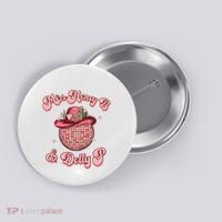 Cowboy Miss Honey B And Dolly P Queen B Button thumb 0