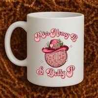 Cowboy Miss Honey B And Dolly P Queen B Coffee Mug thumb 2