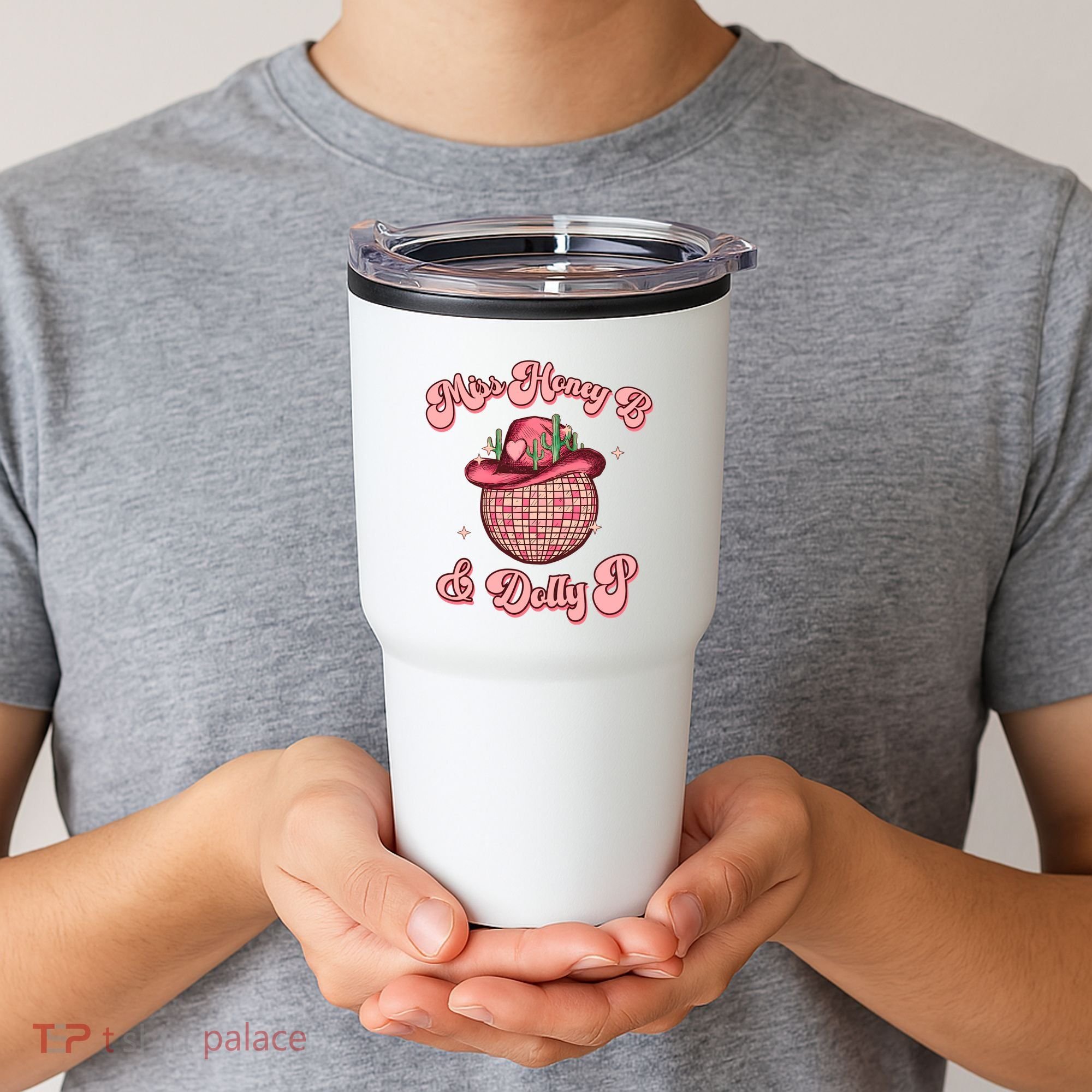 Cowboy Miss Honey B And Dolly P Queen B Tumbler