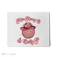 Cowboy Miss Honey B And Dolly P Queen B Mousepad thumb 0