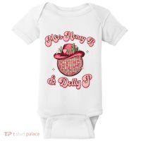 Cowboy Miss Honey B And Dolly P Queen B Baby Bodysuit thumb 0