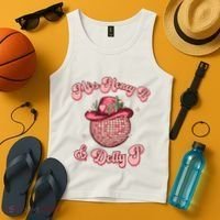 Cowboy Miss Honey B And Dolly P Queen B Tank Top thumb 4