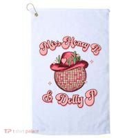 Cowboy Miss Honey B And Dolly P Queen B Golf Towel thumb 0