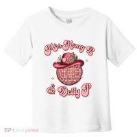 Cowboy Miss Honey B And Dolly P Queen B Toddler T-Shirt thumb 0