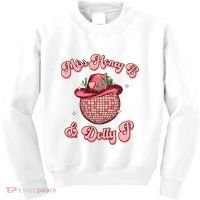 Cowboy Miss Honey B And Dolly P Queen B Kids Sweatshirt thumb 0