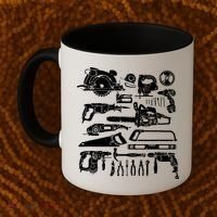 Carpenter Mechanic Handyman Woodworker Coffee Mug thumb 2