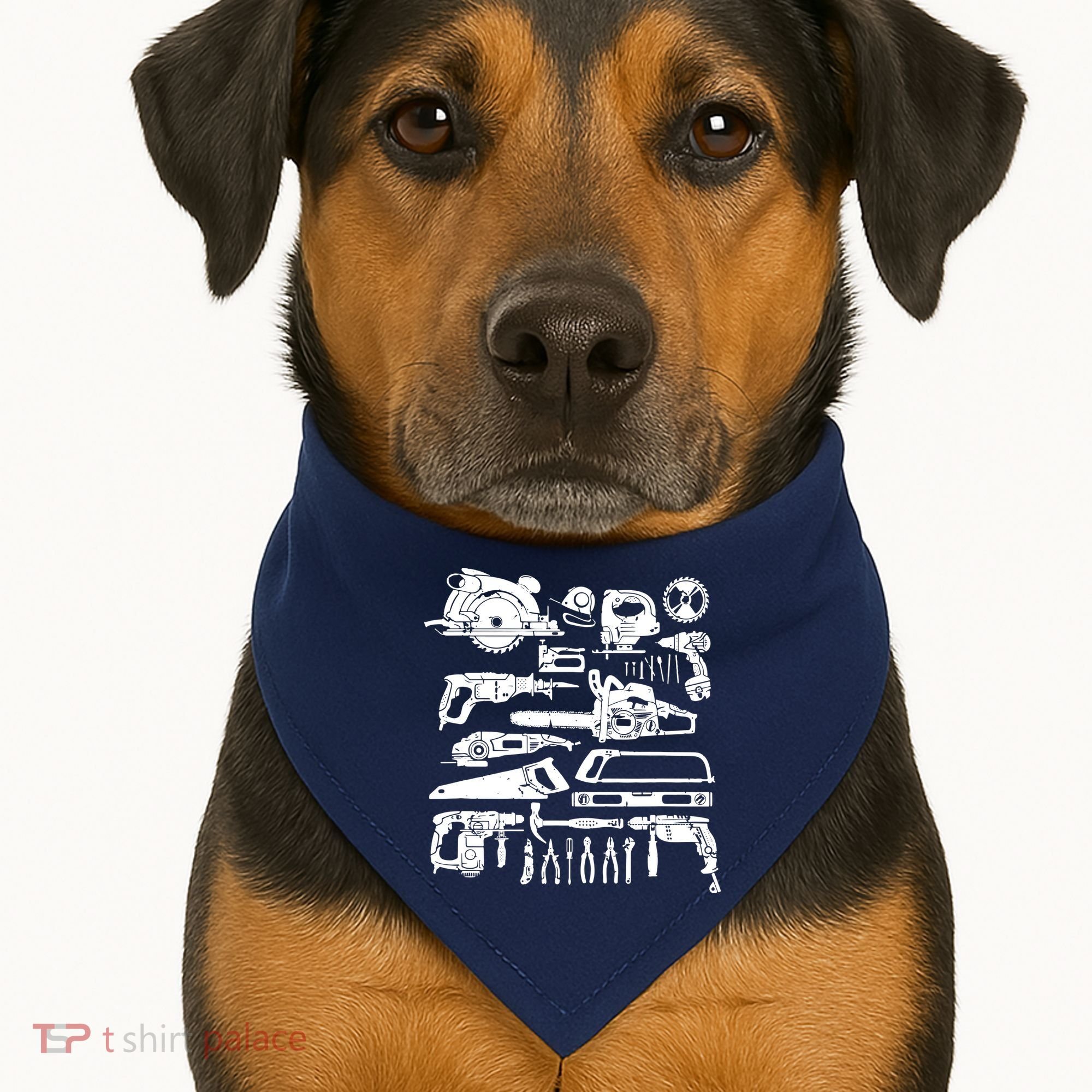 Carpenter Mechanic Handyman Woodworker USA-Made Doggie Bandana