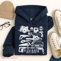 Carpenter Mechanic Handyman Woodworker Hoodie thumb 4