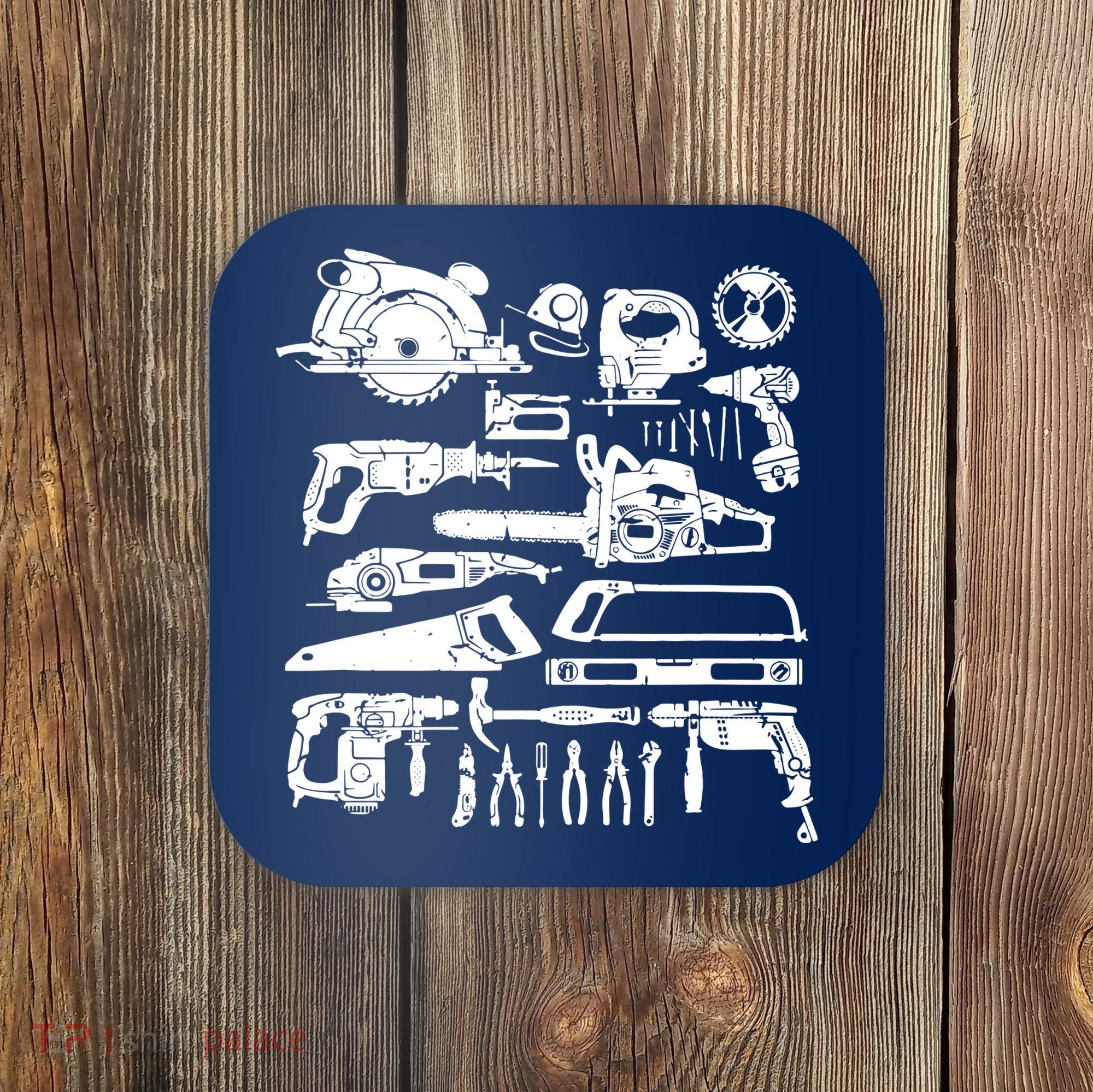 Carpenter Mechanic Handyman Woodworker Coaster