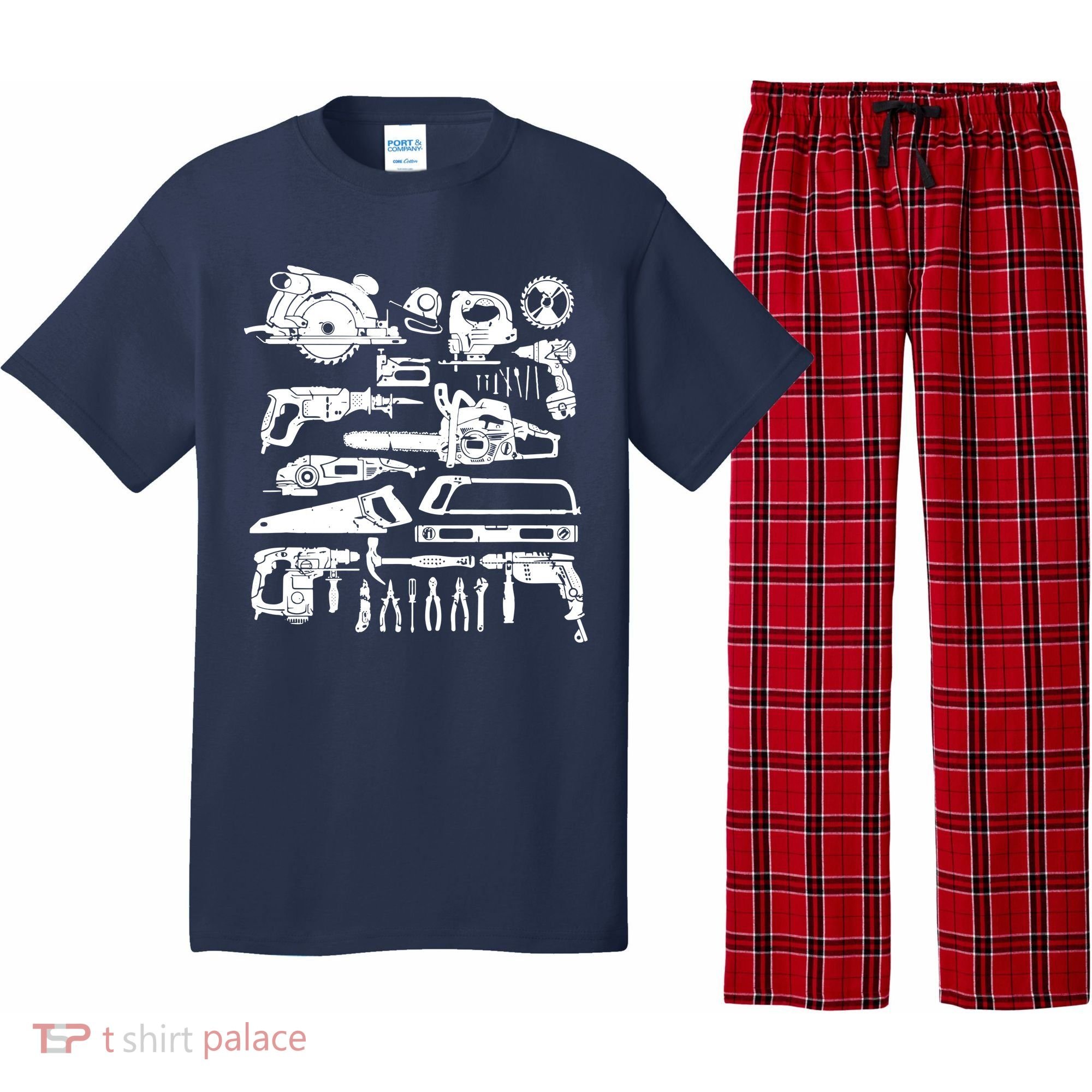 Carpenter Mechanic Handyman Woodworker Pajama Set