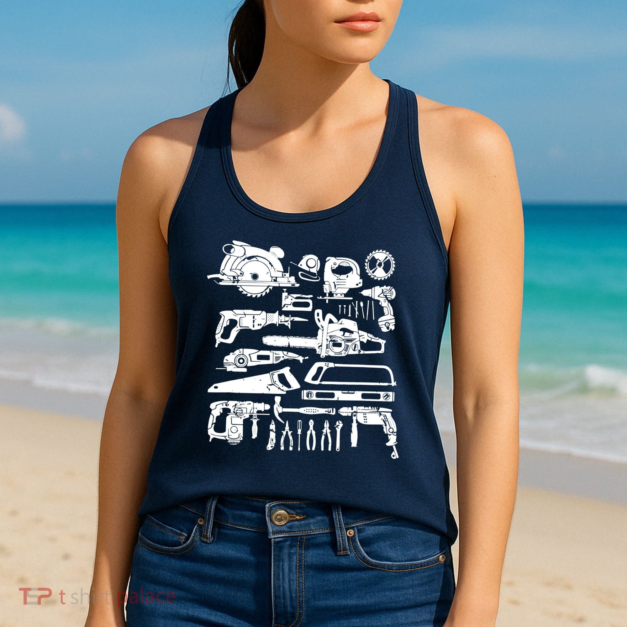 Carpenter Mechanic Handyman Woodworker Women's Tank Top