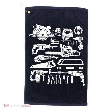 Carpenter Mechanic Handyman Woodworker Golf Towel