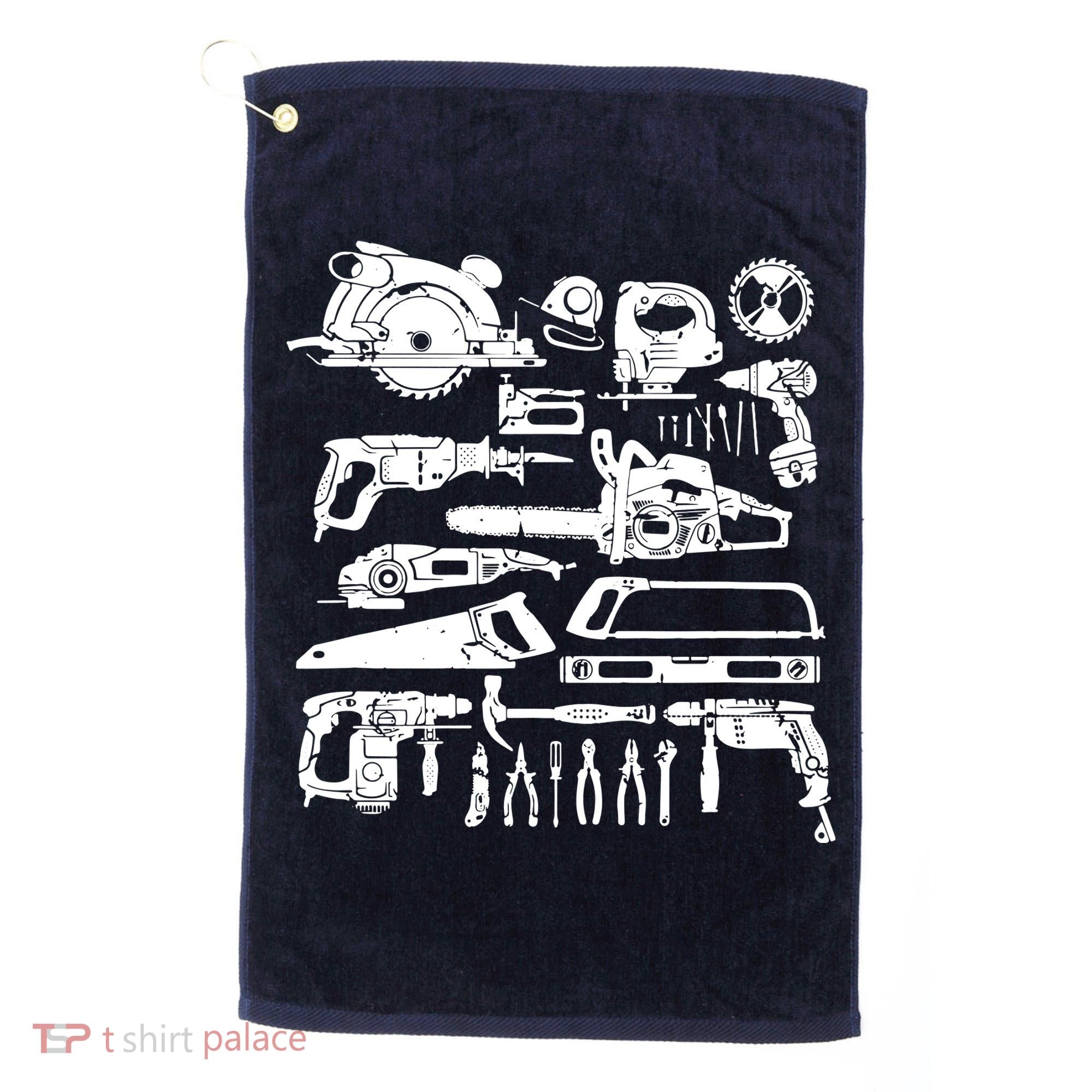 Carpenter Mechanic Handyman Woodworker Golf Towel