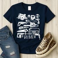 Carpenter Mechanic Handyman Woodworker Women's T-Shirt thumb 3