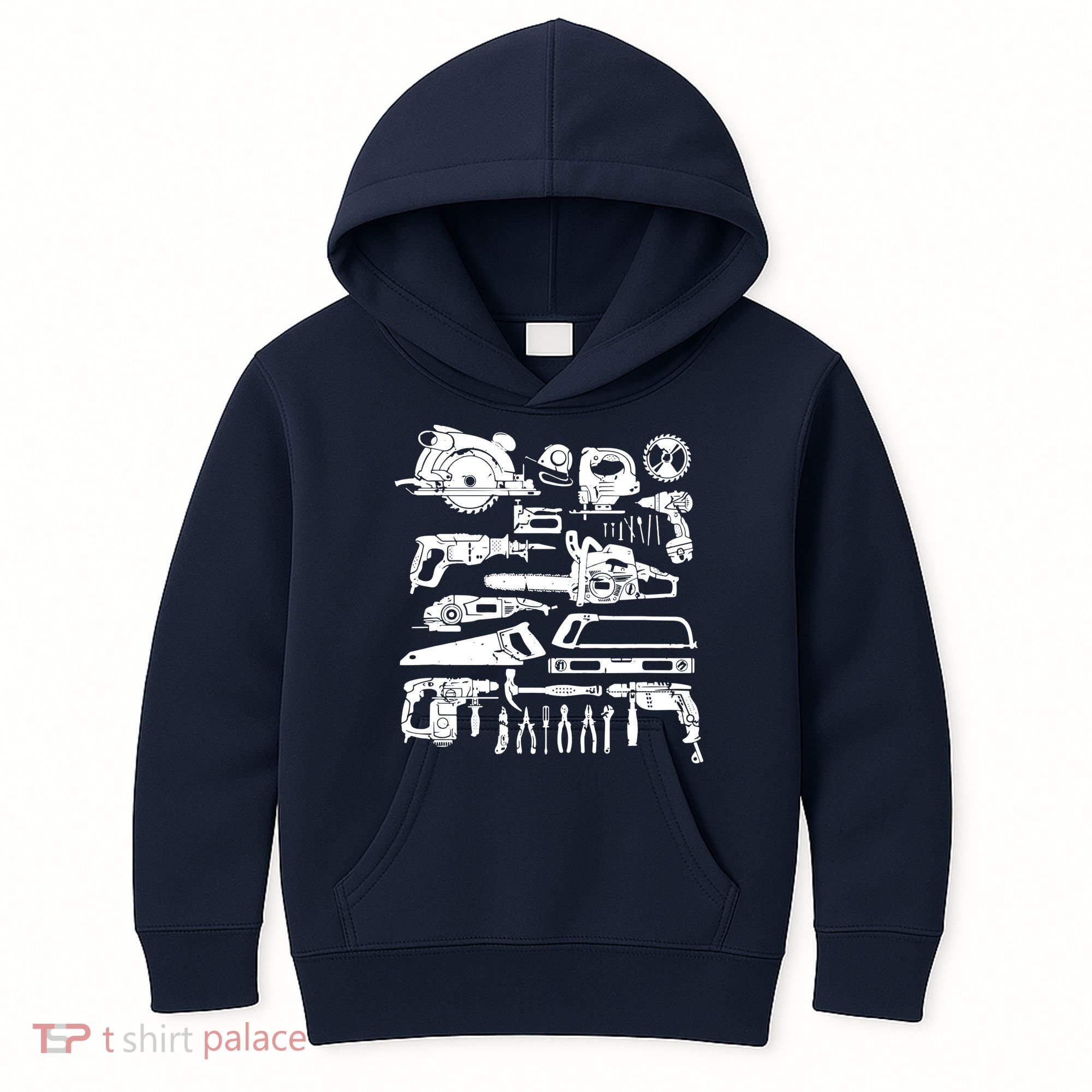 Carpenter Mechanic Handyman Woodworker Kids Hoodie