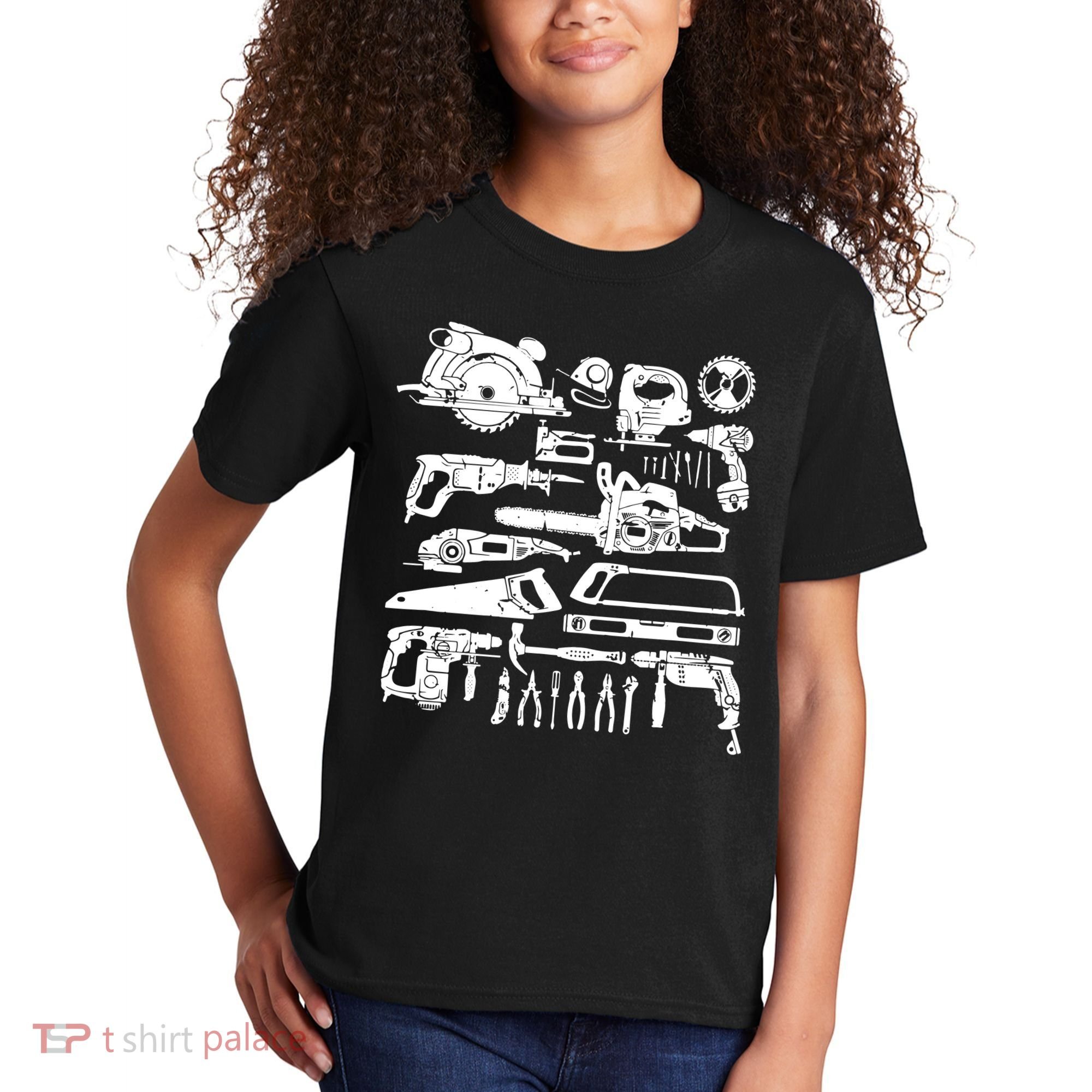 Carpenter Mechanic Handyman Woodworker Kids T-Shirt