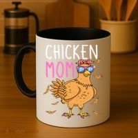 Chicken Mom Hen Lover Poultry Farmer Chicks Mother's Day Funny Gift Coffee Mug thumb 4