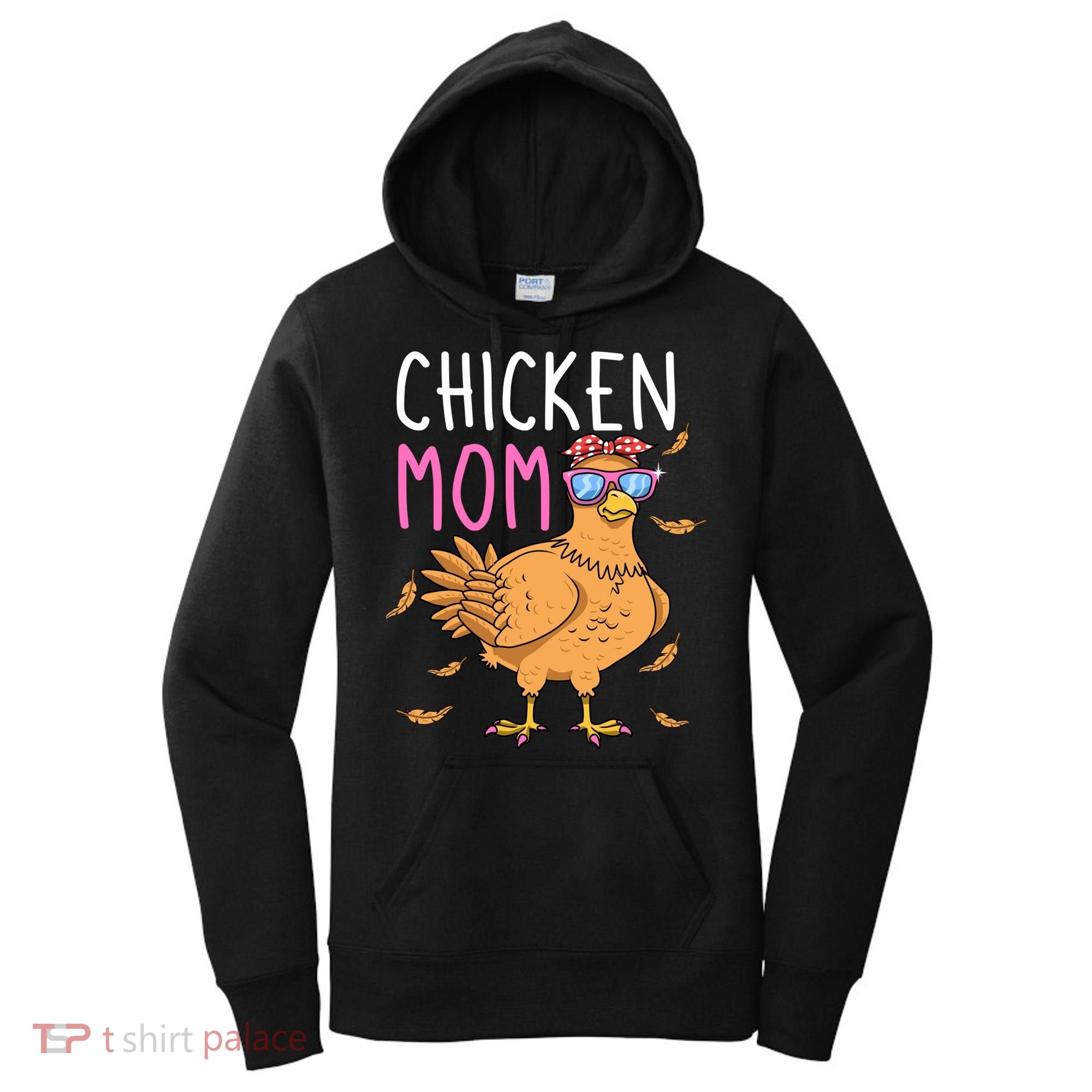 Chicken Mom Hen Lover Poultry Farmer Chicks Mother's Day Funny Gift Women's Hoodie