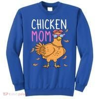Chicken Mom Hen Lover Poultry Farmer Chicks Mother's Day Funny Gift Sweatshirt thumb 0