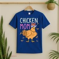 Chicken Mom Hen Lover Poultry Farmer Chicks Mother's Day Funny Gift T-Shirt thumb 2