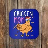 Chicken Mom Hen Lover Poultry Farmer Chicks Mother's Day Funny Gift Coaster thumb 0