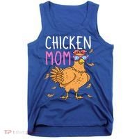 Chicken Mom Hen Lover Poultry Farmer Chicks Mother's Day Funny Gift Tank Top thumb 0