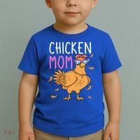 Chicken Mom Hen Lover Poultry Farmer Chicks Mother's Day Funny Gift Toddler T-Shirt thumb 2
