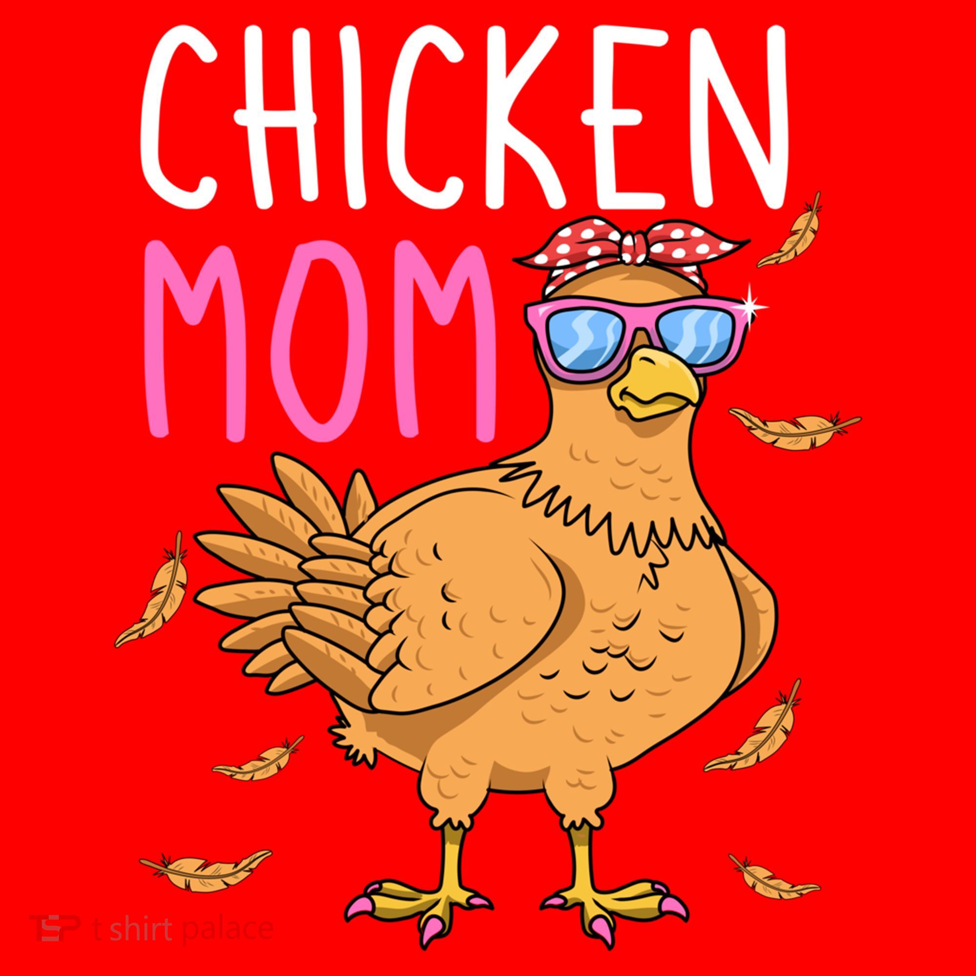 Chicken Mom Hen Lover Poultry Farmer Chicks Mother's Day Funny Gift Santa Hat