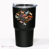 Cute Multi Horse Lover Heart Tumbler thumb 0