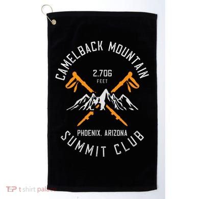 Camelback Mountain Hiking Phoenix Arizona Gift Golf Towel